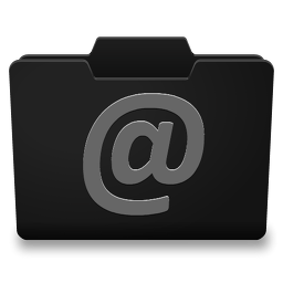 Black Grey Contacts Icon 256x256 png